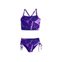 Memphis Pattern Geometric Abstract Girls  Tankini Swimsuit View1