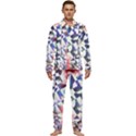 Abstract Art Work 1 Men s Long Sleeve Velvet Pocket Pajamas Set View1