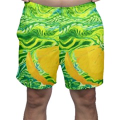 Zitro Abstract Sour Texture Food Men s Shorts by Amaryn4rt
