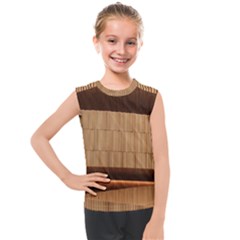 Architecture Art Boxes Brown Kids  Mesh Tank Top by Amaryn4rt