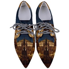 Dresden Semper Opera House Pointed Oxford Shoes by Amaryn4rt