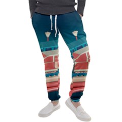 Leaves Boho Plant Bohemian Drawing Men s Jogger Sweatpants by Modalart