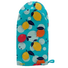 Pop Art Style Citrus Seamless Pattern Microwave Oven Glove by Bedest
