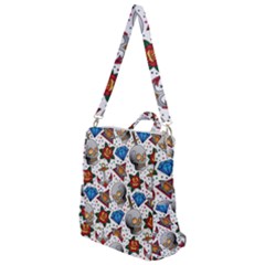 Full Color Flash Tattoo Patterns Crossbody Backpack by Bedest