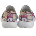 Pattern Texture Multi Colored Variation Kids Lightweight Slip Ons View4
