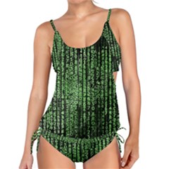 Matrix Technology Tech Data Digital Network Tankini Set by Pakjumat
