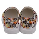 Cute Dog Seamless Pattern Background Men s Canvas Slip Ons View4