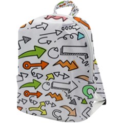 Desktop Pattern Art Graphic Design Zip Up Backpack by Hannah976