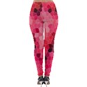 Mosaic Structure Pattern Background Lightweight Velour Leggings View2