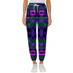 Abstract Pattern Desktop Wallpaper Women s Cropped Drawstring Pants by Hannah976