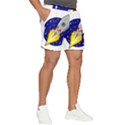 Rocket Ship Launch Vehicle Moon Men s Runner Shorts View2
