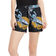Astronaut Planet Space Science Women s Runner Shorts by Sarkoni