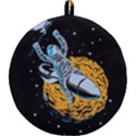 Astronaut Planet Space Science Round Trivet View1
