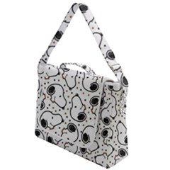 Dog Pattern Box Up Messenger Bag by Sarkoni