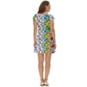 Brain Mind Psychology Idea Drawing Short Sleeve Tiered Mini Dress View4