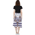 Anchor Background Design Frill Hi Low Chiffon Skirt View2