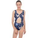 Colorful Cute Cats Seamless Pattern Center Cut Out Swimsuit View1