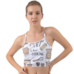 I Love Cooking Baking Utensils Knife Mini Tank Bikini Top by Apen