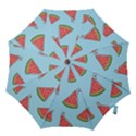 Watermelon Fruit Pattern Tropical Hook Handle Umbrellas (Small) View1