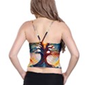 Tree Cosmic Spiritual Meditation Spaghetti Strap Bra Top View2