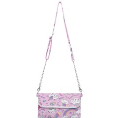Beautiful Cute Animals Pattern Pink Mini Crossbody Handbag by Grandong