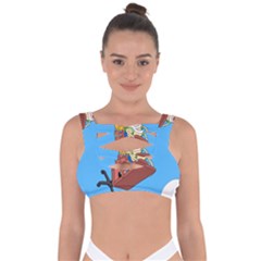 Cartoon Adventure Time Jake And Finn Bandaged Up Bikini Top by Sarkoni