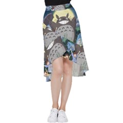 Illustration Anime Cartoon My Neighbor Totoro Frill Hi Low Chiffon Skirt by Sarkoni