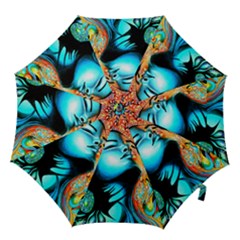 Color Detail Dream Fantasy Neon Psychedelic Teaser Hook Handle Umbrellas (medium) by Sarkoni