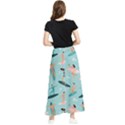 Beach Surfing Surfers With Surfboards Surfer Rides Wave Summer Outdoors Surfboards Seamless Pattern Maxi Chiffon Skirt View2