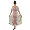 Underwater Seamless Pattern Light Background Funny Shoulder Straps Boho Maxi Dress  View2