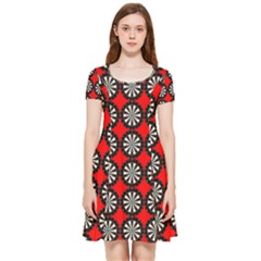 Dart Board Inside Out Cap Sleeve Dress by Dutashop
