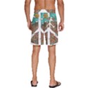 Psychedelic Art Painting Peace Drawing Landscape Art Peaceful Men s Beach Shorts View4