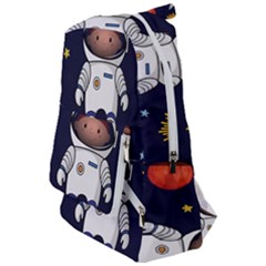 Boy Spaceman Space Rocket Ufo Planets Stars Travelers  Backpack by Ndabl3x