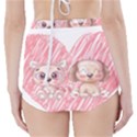 Paw Dog Pet Puppy Canine Cute High-Waisted Bikini Bottoms View2