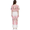 Cat Kitten Feline Pet Animal Cute Batwing Lightweight Chiffon Jumpsuit View2