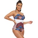 Gorilla Ape Zoo Mammal Usa Retro Full Coverage Swimsuit View3