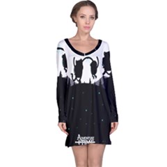 Cartoon  Adventure Time Long Sleeve Nightdress by Bedest