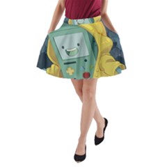 Cartoon Bmo Adventure Time A-line Pocket Skirt by Bedest