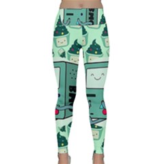 Adventure Time Bmo Lightweight Velour Classic Yoga Leggings by Bedest