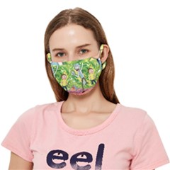 Rick And Morty Adventure Time Cartoon Crease Cloth Face Mask (adult) by Bedest