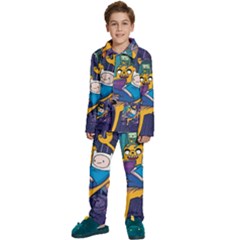 Adventure Time Finn  Jake Marceline Kids  Long Sleeve Velvet Pajamas Set by Bedest