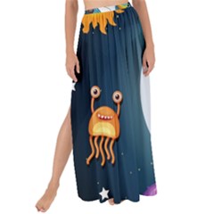 Spaceship Astronaut Space Maxi Chiffon Tie-up Sarong by Hannah976