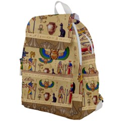 Egypt Horizontal Illustration Top Flap Backpack by Hannah976