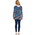 Dessert waves  Pattern  all over Print design Long Sleeve Drawstring Hooded Top View4