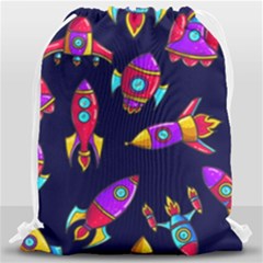 Space Patterns Drawstring Bag (large) by Hannah976