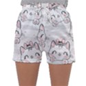 Cat With Bow Pattern Sleepwear Shorts View1