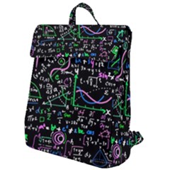 Math Linear Mathematics Education Circle Background Flap Top Backpack by Hannah976