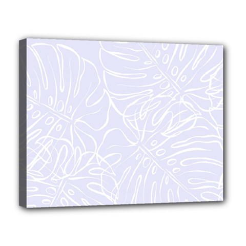 Tropical Monstera Canvas 14  X 11  (stretched) by ConteMonfrey