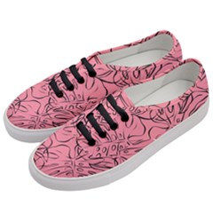 Pink Monstera Women s Classic Low Top Sneakers by ConteMonfrey