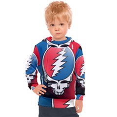 Grateful Dead Big Skull Kids  Hooded Pullover by Bedest